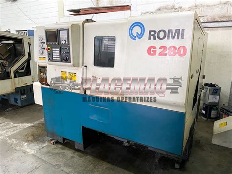 torno cnc g280 usado|Centro De Torneamento Cnc Romi G.